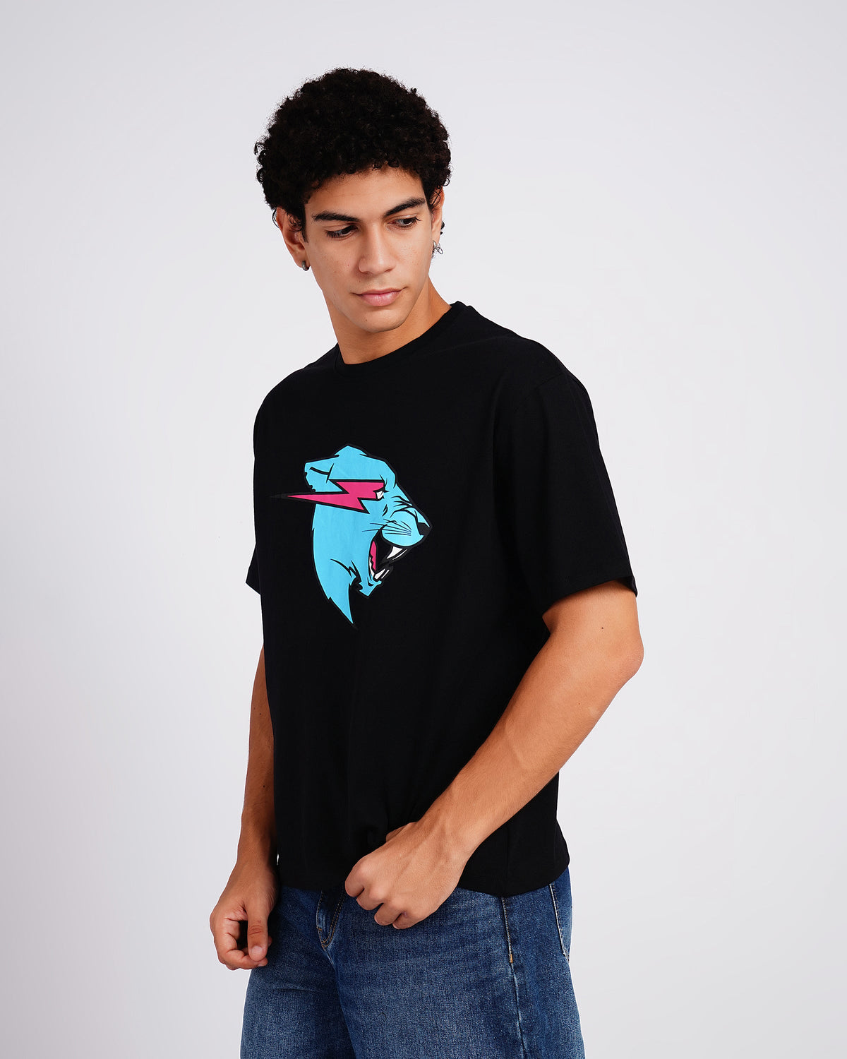 MrBeast Neon Panther Tee