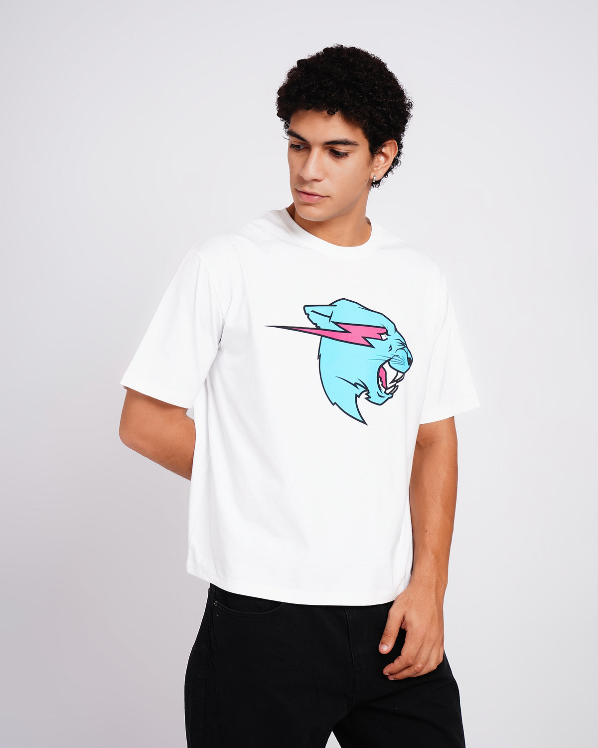 MrBeast Neon Panther Tee