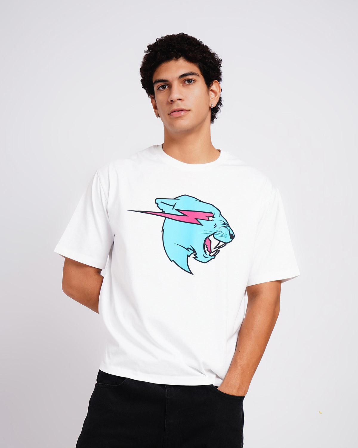 MrBeast Neon Panther Tee