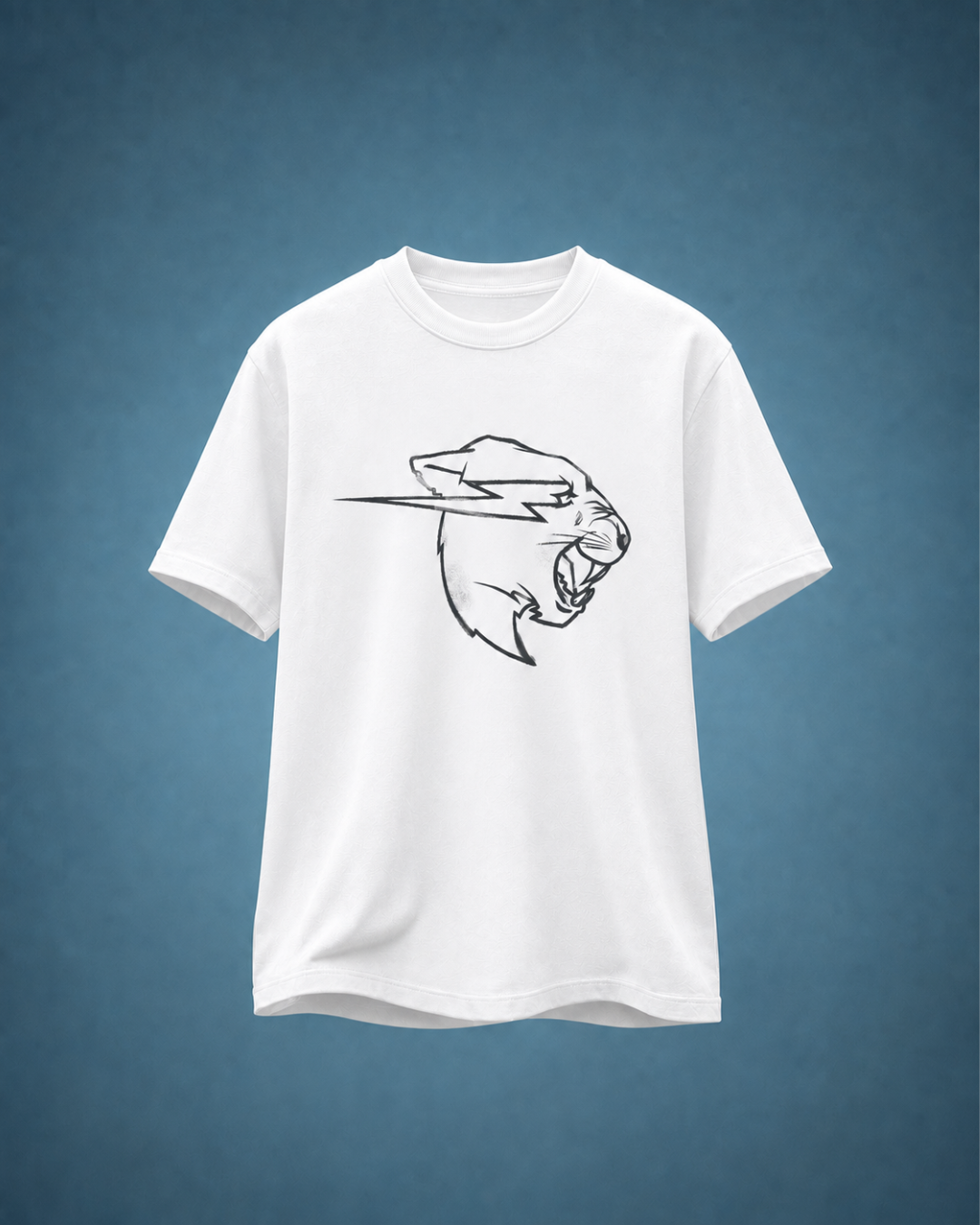 MrBeast Sketch Panther Tee