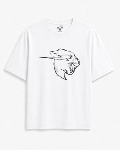 MrBeast Sketch Panther Tee