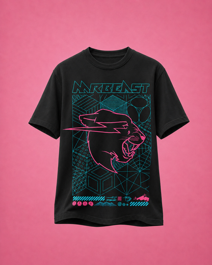 MrBeast Cyber Grid Tee