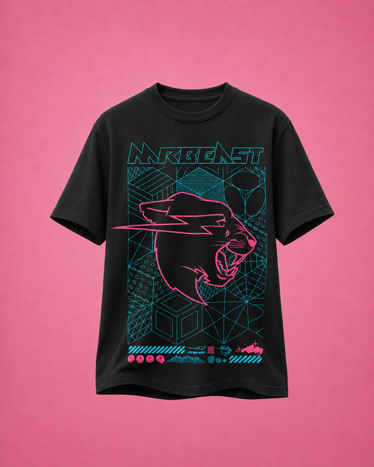 MrBeast Cyber Grid Tee