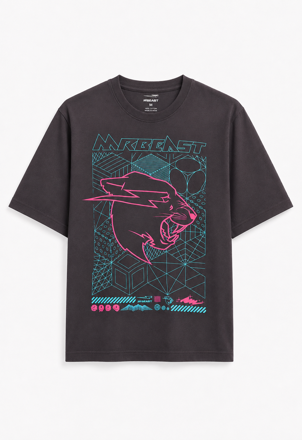 MrBeast Cyber Grid Tee
