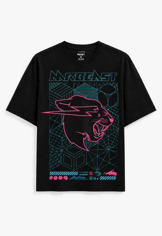 MrBeast Cyber Grid Tee
