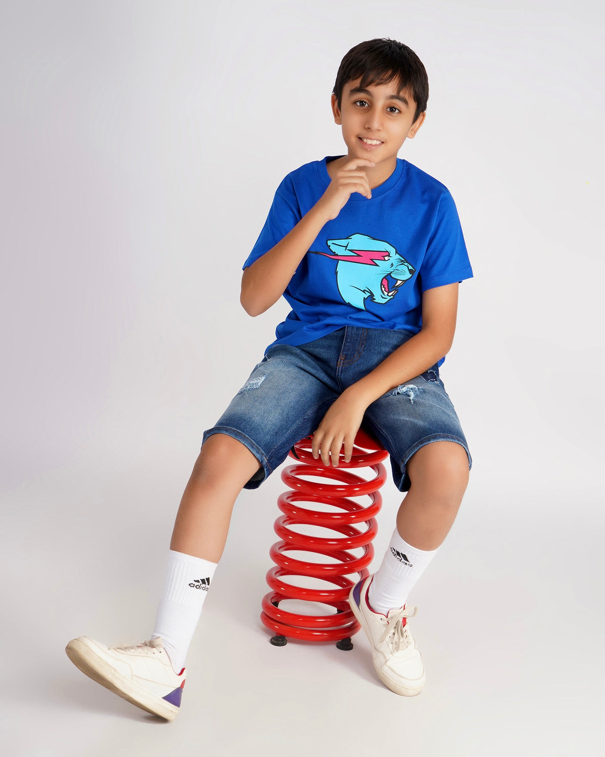Kids - Neon Panther Tee