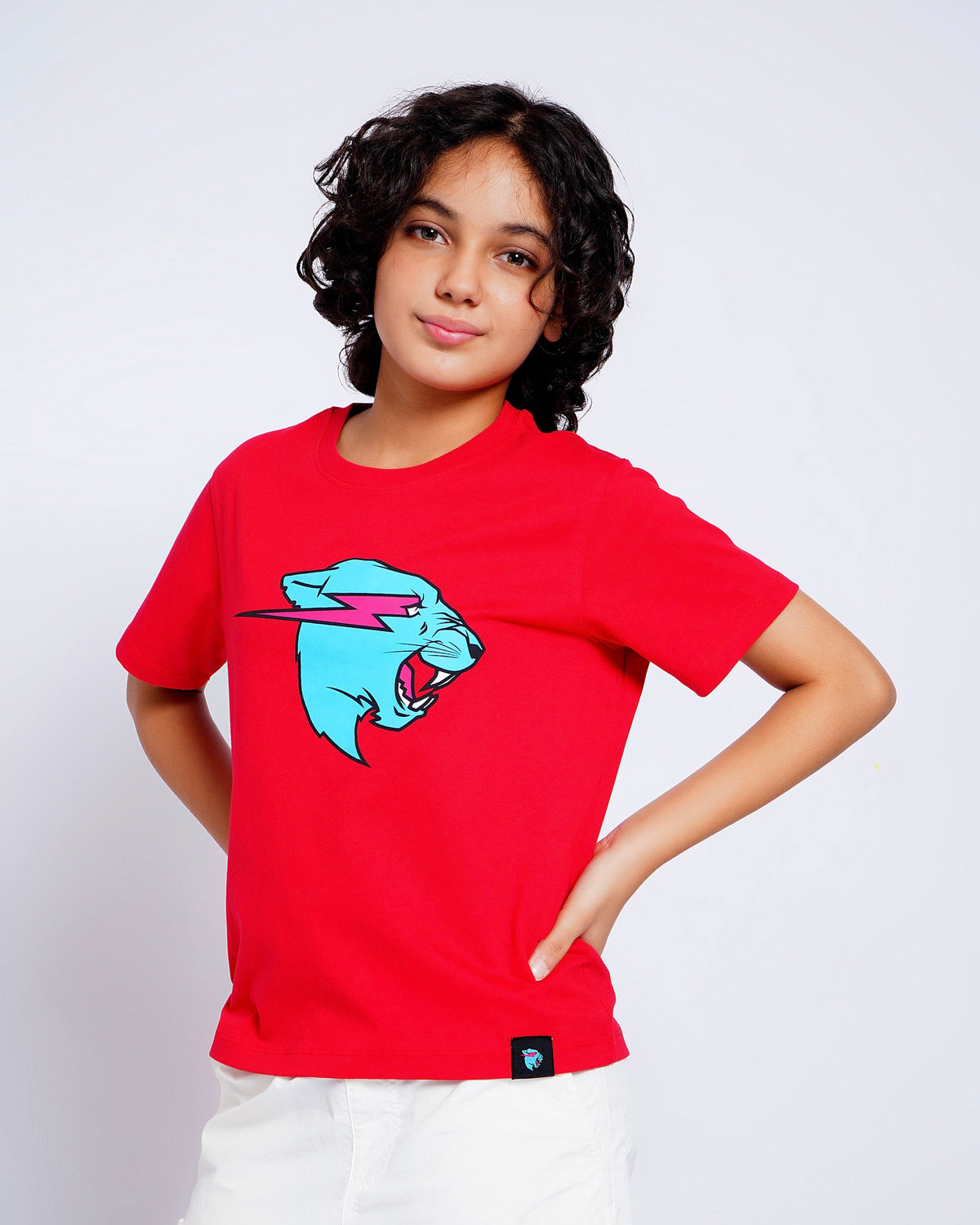 Kids - Neon Panther Tee