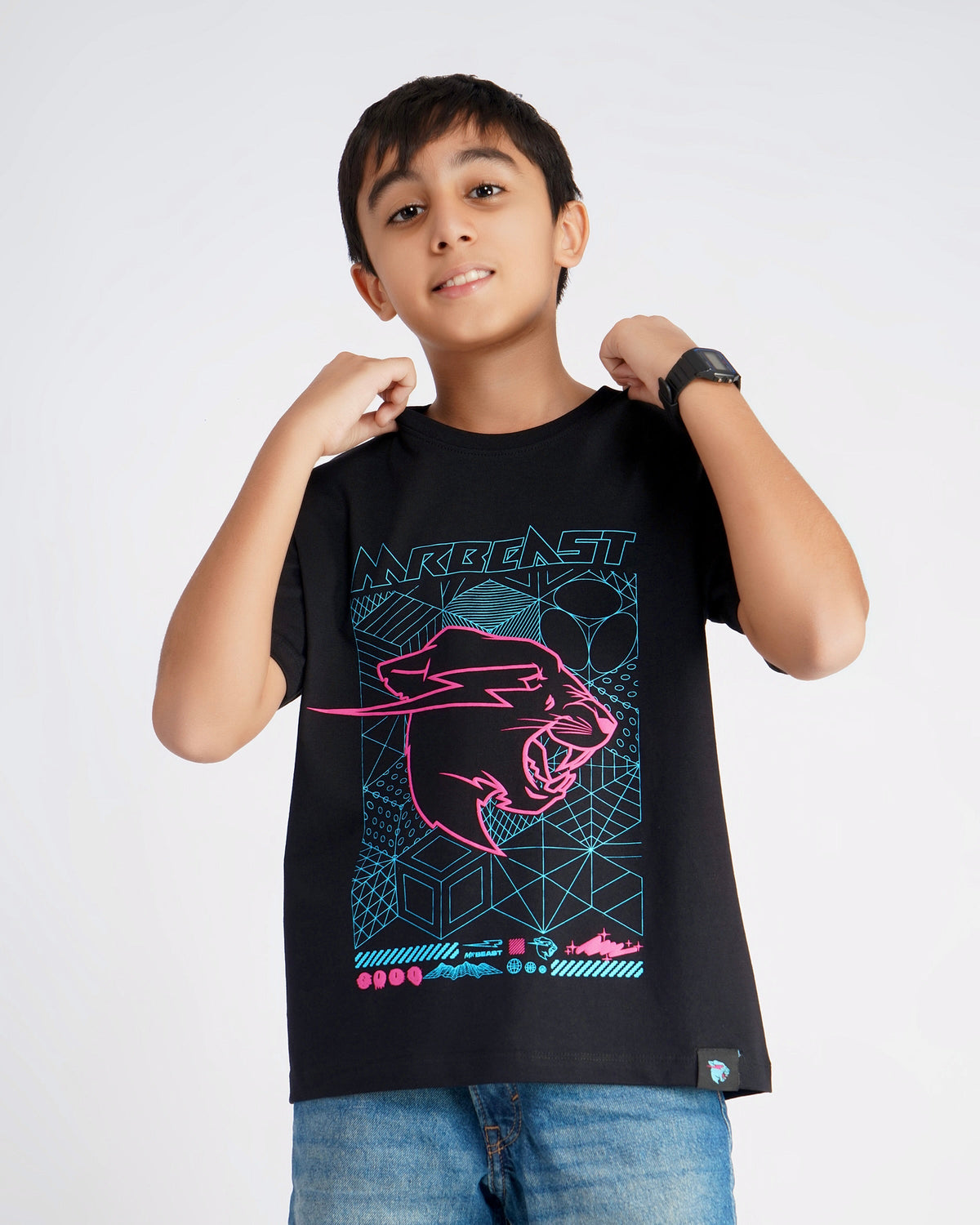 Kids - Cyber Grid Tee