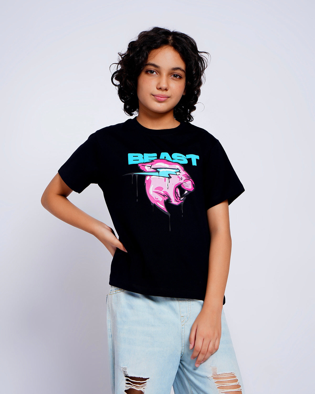 Kids - Drip Panther Tee